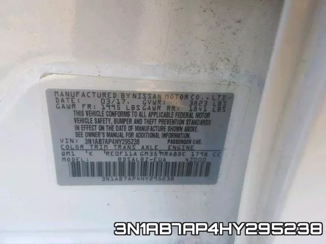 3N1AB7AP4HY295238 фото 2