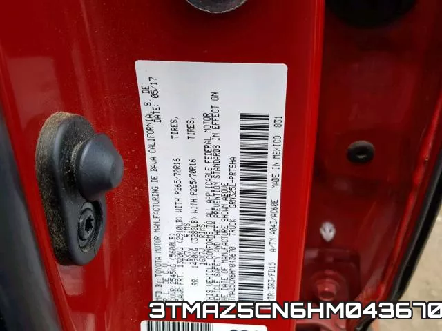 3TMAZ5CN6HM043670 фото 2