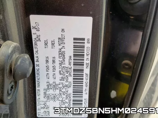 3TMDZ5BN5HM024591 фото 2