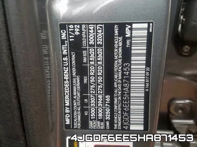 4JGDF6EE5HA871453 фото 2