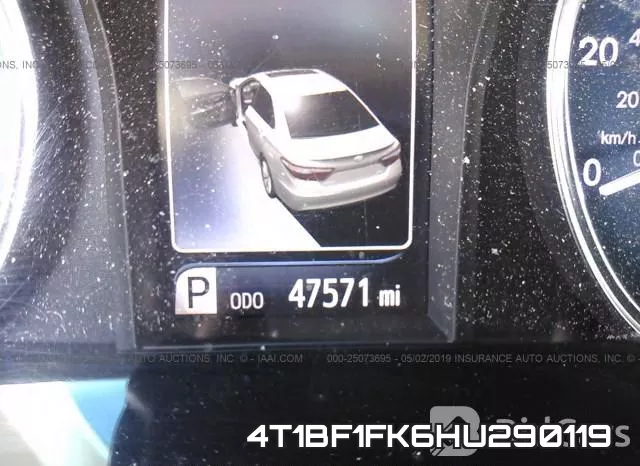 4T1BF1FK6HU290119 фото 8