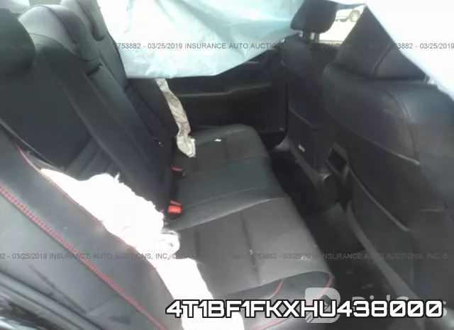 4T1BF1FKXHU438000 фото 9