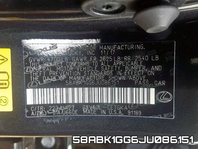 58ABK1GG6JU086151 фото 2