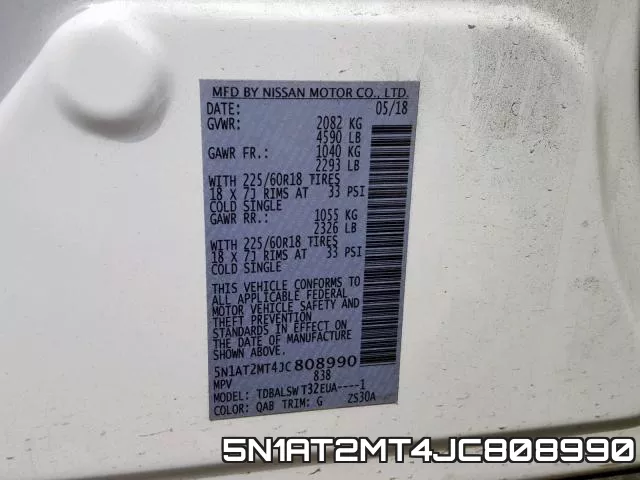 5N1AT2MT4JC808990 фото 2