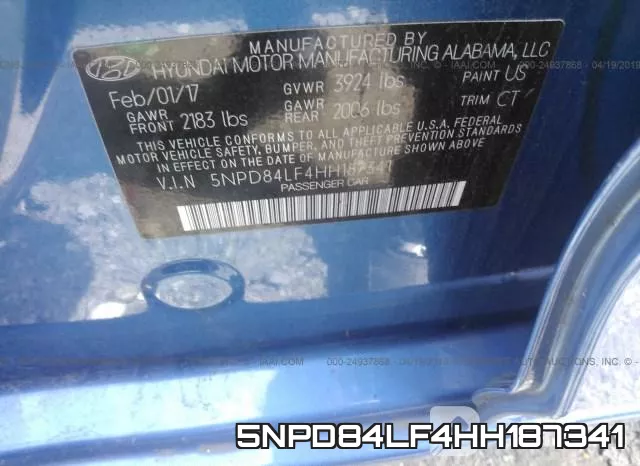 5NPD84LF4HH187341 фото 10