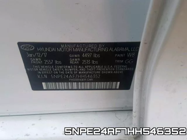 5NPE24AF7HH546352 фото 2