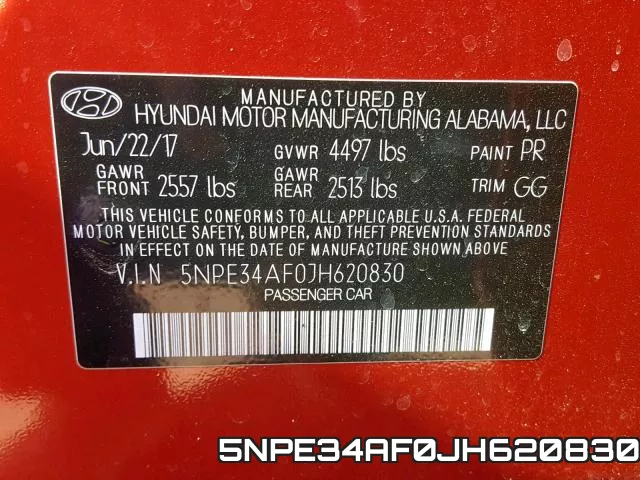 5NPE34AF0JH620830 фото 2
