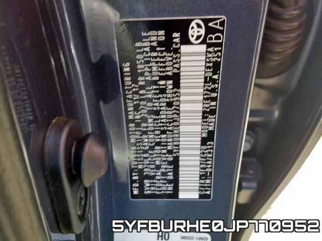5YFBURHE0JP770952 фото 2