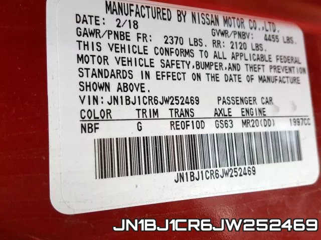 JN1BJ1CR6JW252469 фото 2