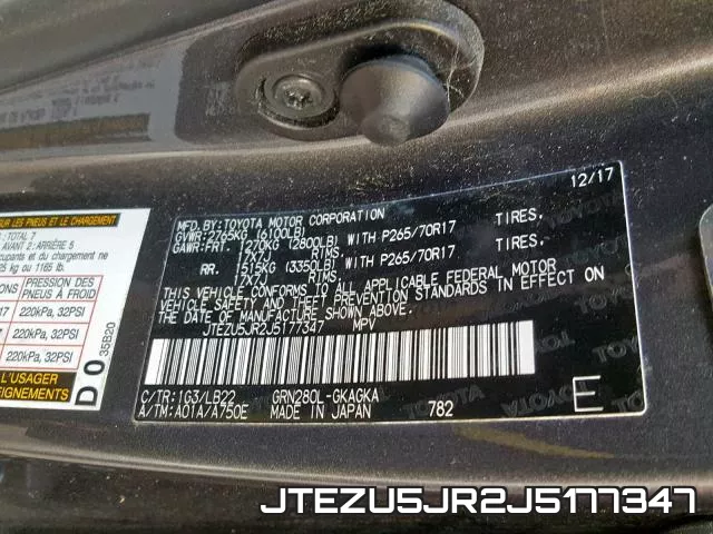 JTEZU5JR2J5177347 фото 2