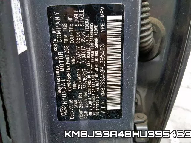 KM8J33A48HU395463 фото 2