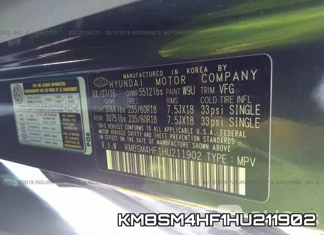 KM8SM4HF1HU211902 фото 9