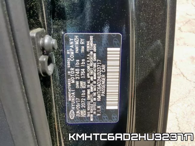 KMHTC6AD2HU323717 фото 2