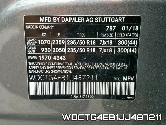 WDCTG4EB1JJ487211 фото 2