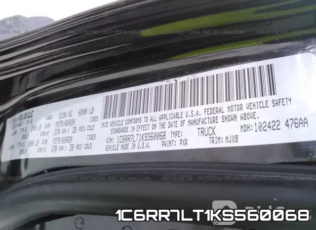 1C6RR7LT1KS560068 фото 10