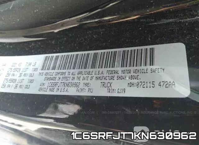 1C6SRFJT7KN630962 фото 10