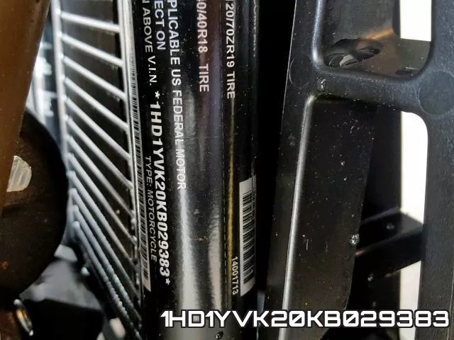 1HD1YVK20KB029383 фото 2
