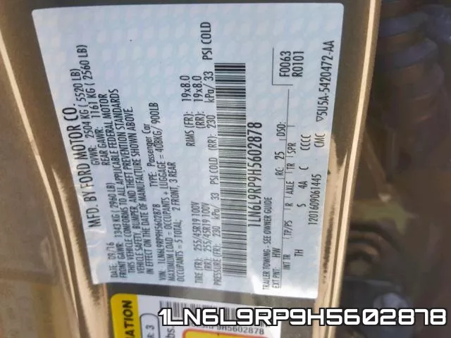 1LN6L9RP9H5602878 фото 2
