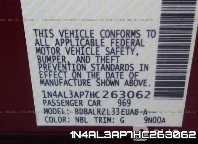 1N4AL3AP7HC263062 фото 9