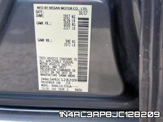 1N4AL3AP8JC128209 фото 2
