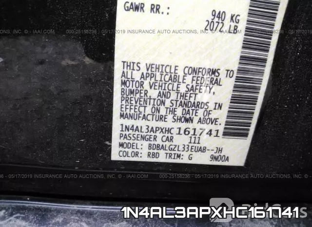 1N4AL3APXHC161741 фото 10