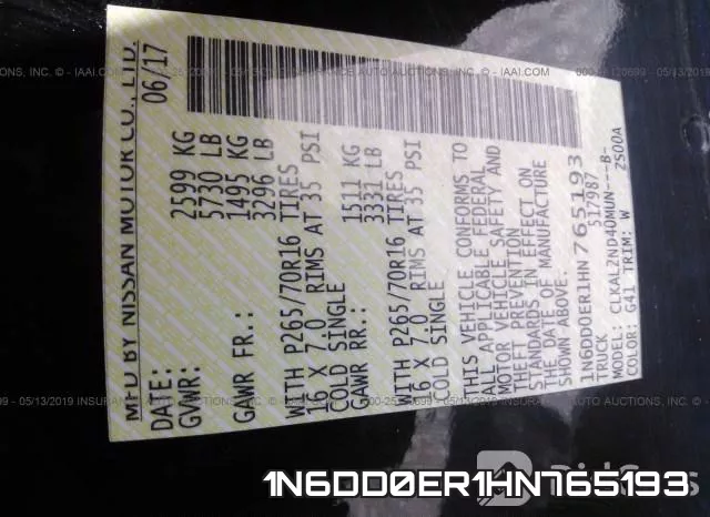 1N6DD0ER1HN765193 фото 10