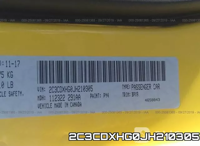 2C3CDXHG0JH210305 фото 10