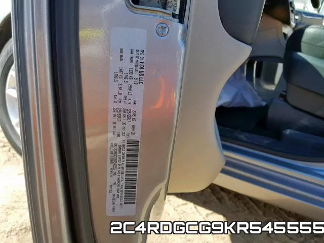 2C4RDGCG9KR545555 фото 2