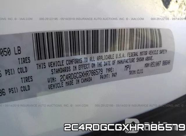 2C4RDGCGXHR786579 фото 9
