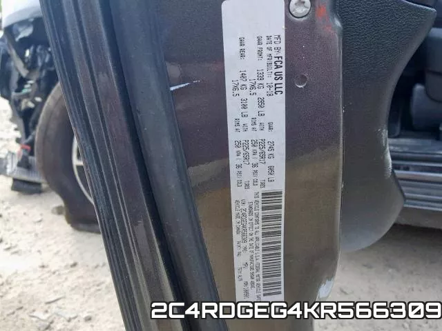 2C4RDGEG4KR566309 фото 2