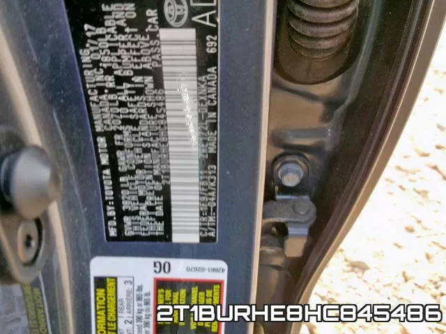 2T1BURHE8HC845486 фото 2