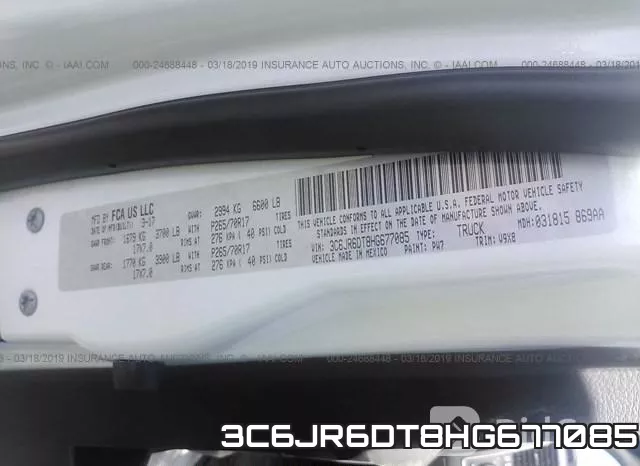 3C6JR6DT8HG677085 фото 10