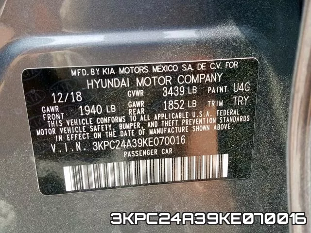 3KPC24A39KE070016 фото 2
