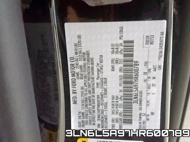 3LN6L5A97HR600789 фото 2