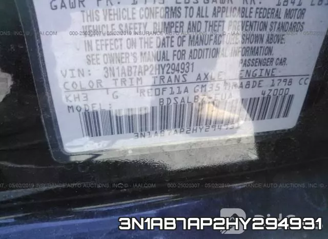3N1AB7AP2HY294931 фото 10