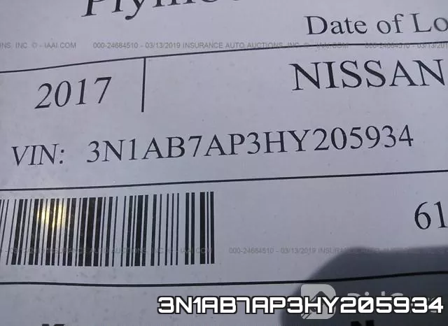 3N1AB7AP3HY205934 фото 10