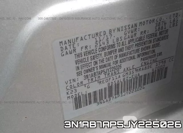 3N1AB7AP5JY225026 фото 10