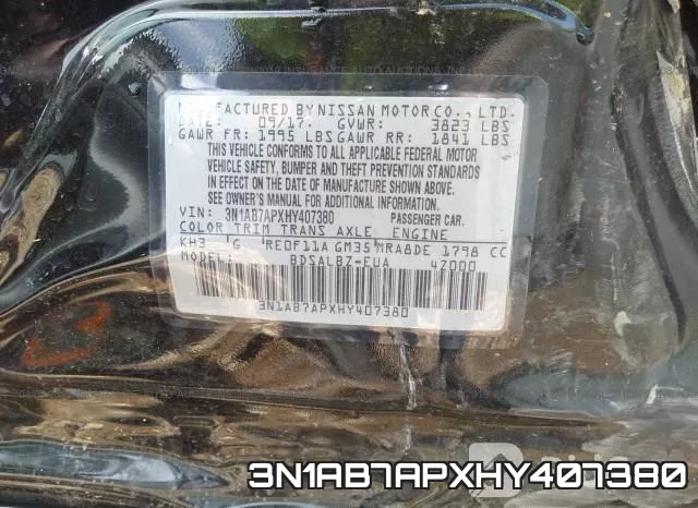 3N1AB7APXHY407380 фото 10
