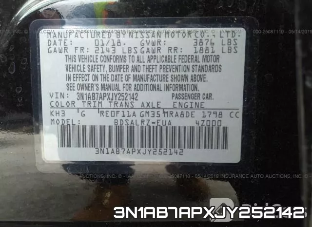 3N1AB7APXJY252142 фото 10
