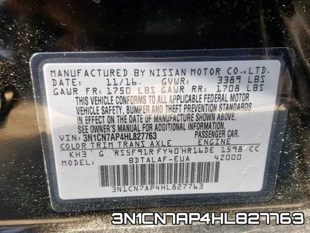 3N1CN7AP4HL827763 фото 2