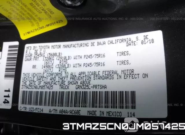 3TMAZ5CN0JM057425 фото 10