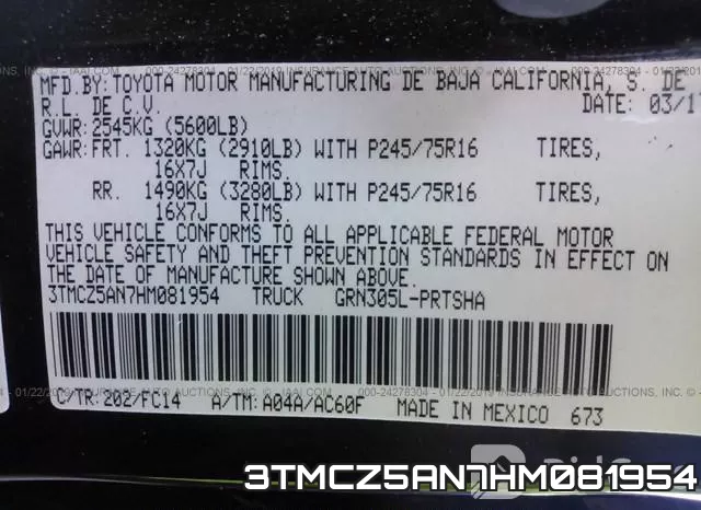 3TMCZ5AN7HM081954 фото 10