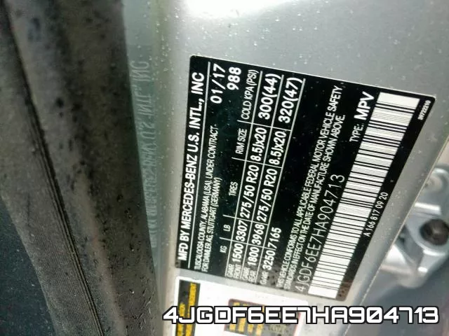 4JGDF6EE7HA904713 фото 2
