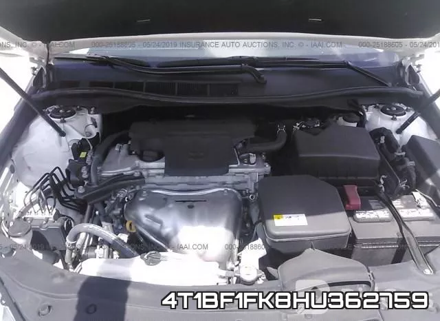 4T1BF1FK8HU362759 фото 2
