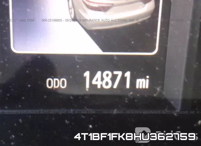 4T1BF1FK8HU362759 фото 8