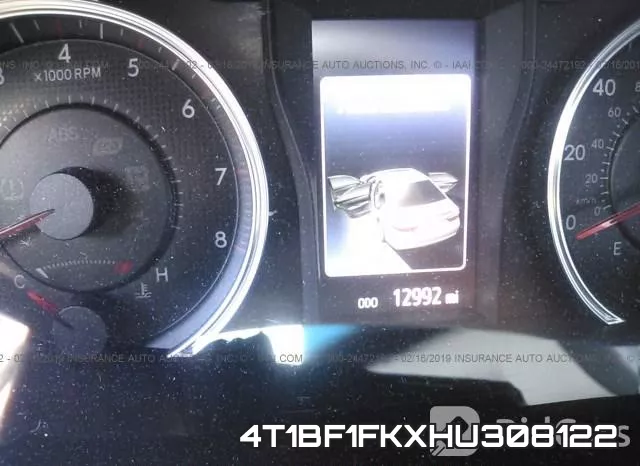 4T1BF1FKXHU308122 фото 8