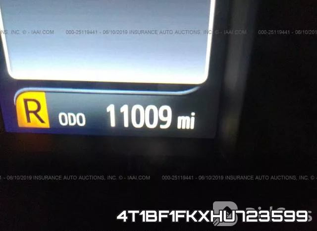 4T1BF1FKXHU723599 фото 8
