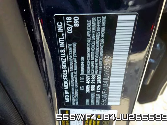 55SWF4JB4JU265599 фото 2