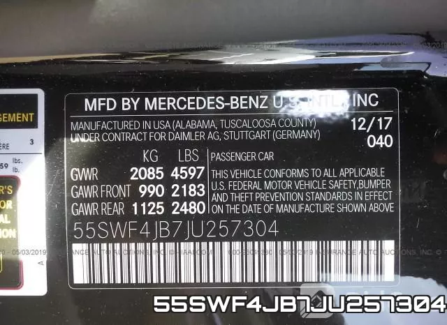 55SWF4JB7JU257304 фото 10