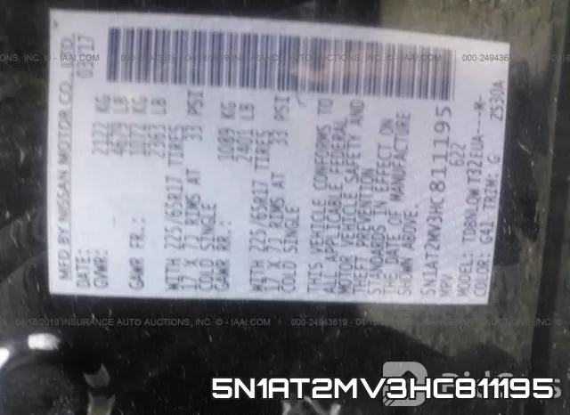 5N1AT2MV3HC811195 фото 10